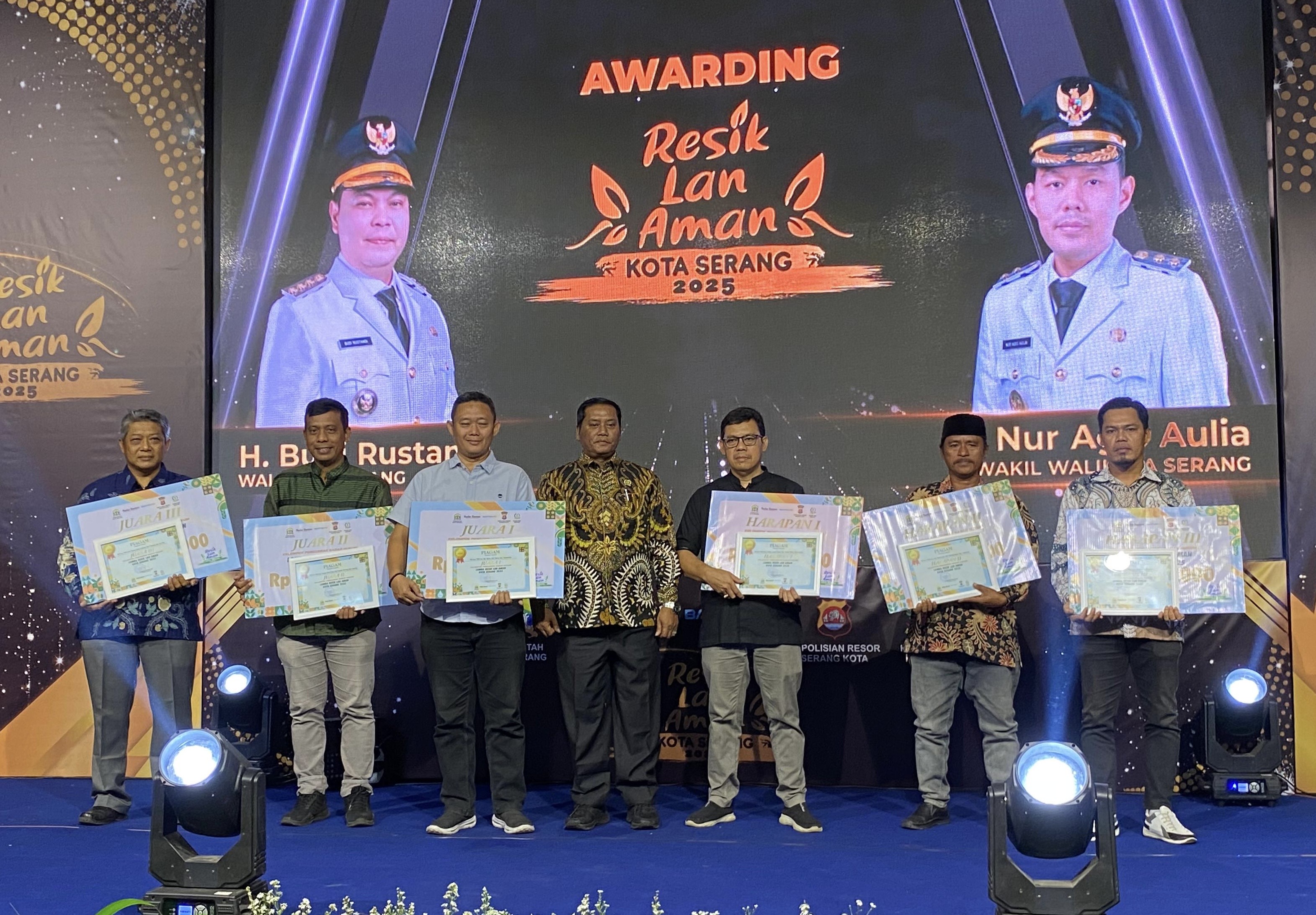 AWARDING RESIK LAN AMAN KOTA SERANG TAHUN 2025