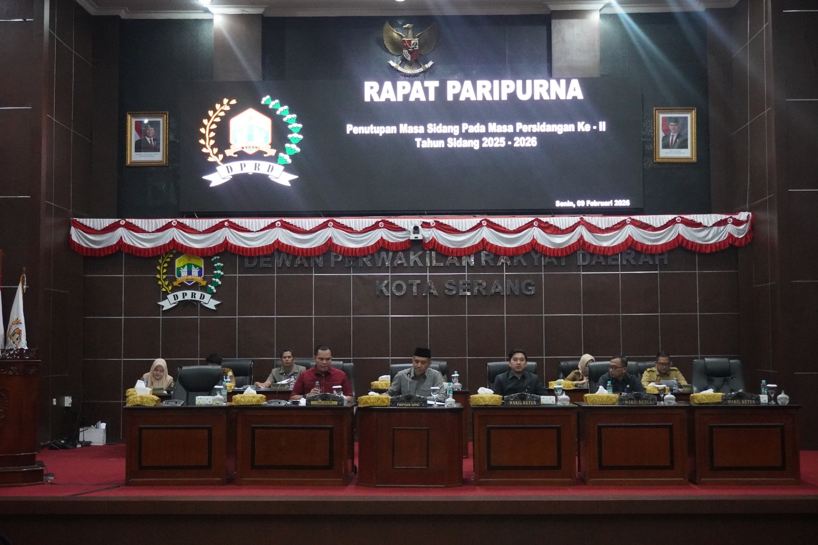 RAPAT PARIPURNA PENUTUPAN MAS SIDANG II TAHUN 2025-2026