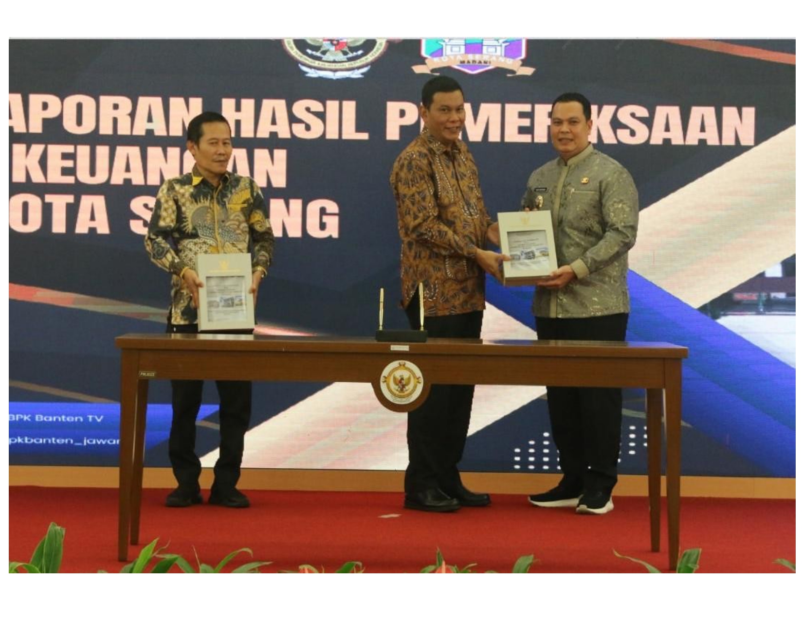 Kota Serang Mendapat WTP Atas Laporan Keuangan Pemerintahan Daerah Tahun 2025