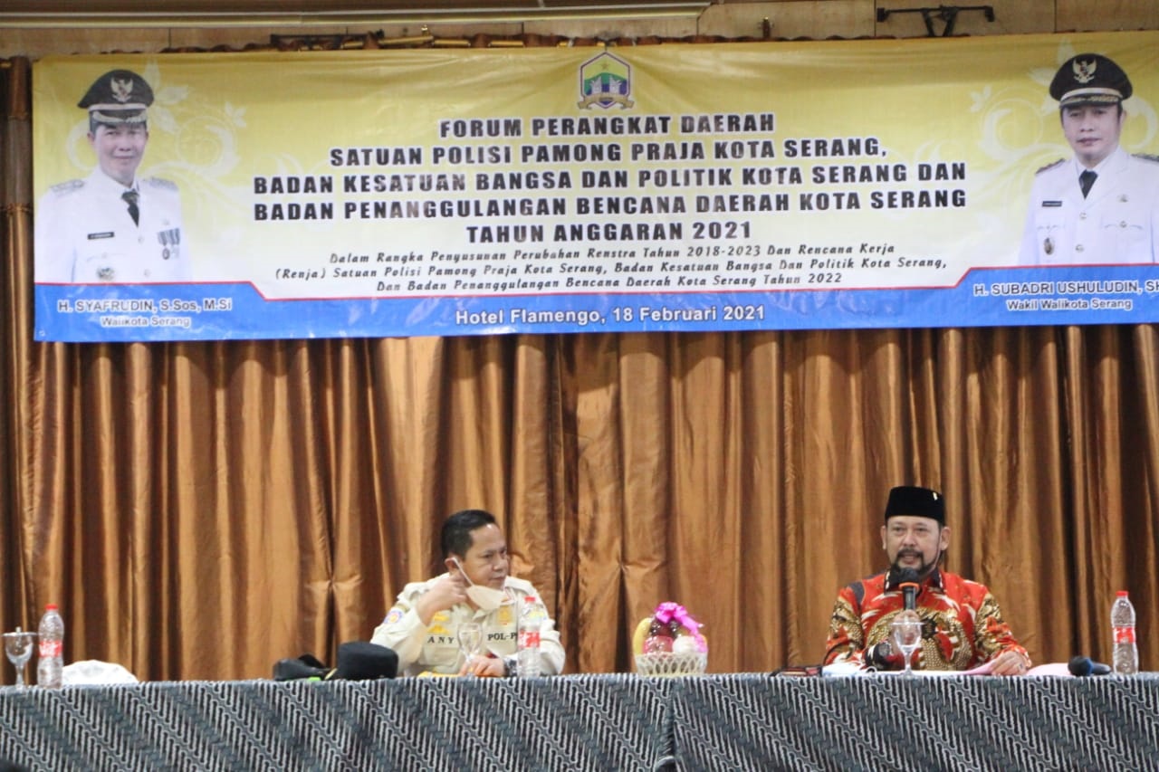 Forum Renstra Dan Renja Pol PP Kota Serang