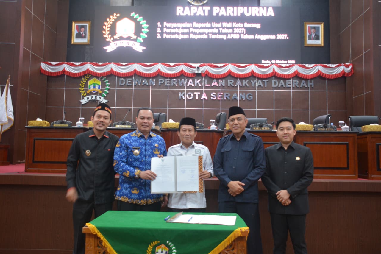 DPRD dan Pemkot Serang Bahas RAPBD 2027, Penataan Dinas hingga Empat Raperda Jadi Sorotan